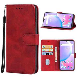 Leather Phone Case For UMIDIGI A11 Pro Max(Red)