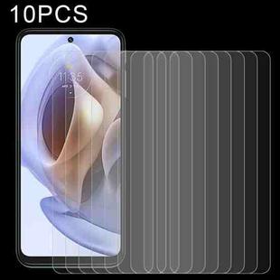 10 PCS 0.26mm 9H 2.5D Tempered Glass Film For Motorola Moto G31 / Moto G53 / Moto G53 India