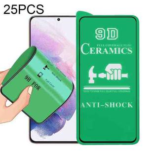 For Samsung Galaxy S21+ 5G 25pcs 9D Full Screen Glue Ceramic Film