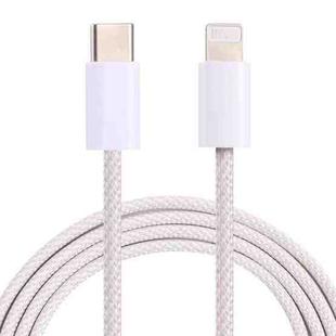 12W PD USB-C / Type-C to 8 Pin Data Cable, Cable Length: 1m(White)