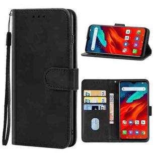 Leather Phone Case For Blackview A80 / A80S(Black)