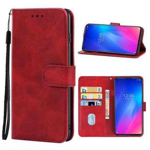 Leather Phone Case For DOOGEE N30(Red)