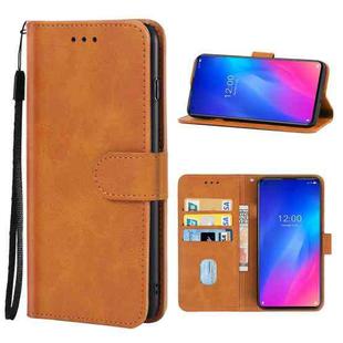 Leather Phone Case For DOOGEE N30(Brown)