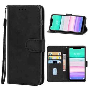 Leather Phone Case For Oukitel C22(Black)