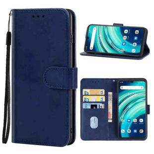 Leather Phone Case For UMIDIGI A9 Pro / A9 Pro 2021 (Blue)