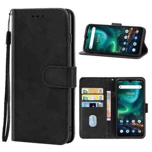 Leather Phone Case For UMIDIGI Bison / Bison 2021(Black)