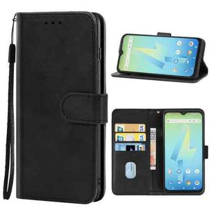 Leather Phone Case For Wiko Power U10 / U20(Black)