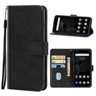 Leather Phone Case For ZTE Libero 5G(Black)