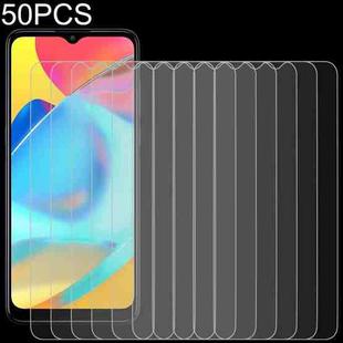 50 PCS 0.26mm 9H 2.5D Tempered Glass Film For Alcatel 3L