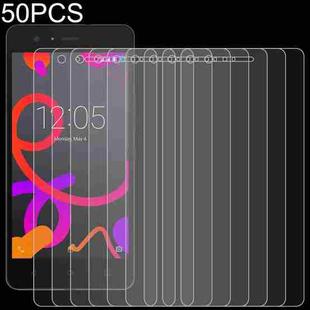 50 PCS 0.26mm 9H 2.5D Tempered Glass Film For BQ Aquaris M5
