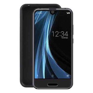 TPU Phone Case For Sharp Aquos R Compact/701SH/SHV41/SH-M06(Black)