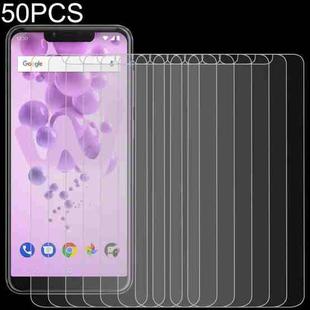 50 PCS 0.26mm 9H 2.5D Tempered Glass Film For Wiko View2 Go