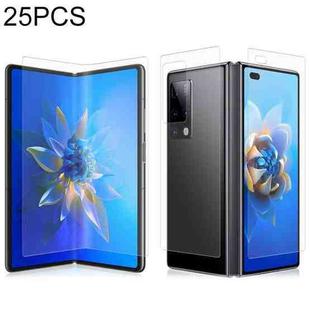 25 PCS Full Screen Protector Explosion-proof Hydrogel Film For Huawei Mate X(Inner + Rear Film)