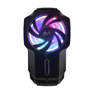 MeMo FL05 Fan Mobile Phone Radiator with Colorful Lights(Black)