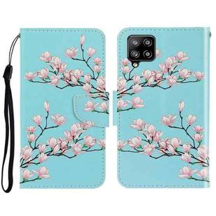 For Samsung Galaxy A42 5G 3D Colored Drawing Horizontal Flip Leather Phone Case with Holder & Card Slots & Wallet(Magnolia)