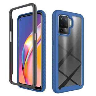 For OPPO A94 Starry Sky Solid Color Series Shockproof PC + TPU Phone Case(Royal Blue)