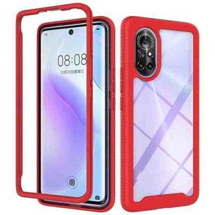 For Huawei nova 8 Starry Sky Solid Color Series Shockproof PC + TPU Phone Case(Red)