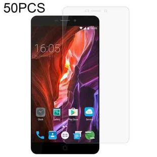 50 PCS 0.26mm 9H 2.5D Tempered Glass Film For Elephone P9000