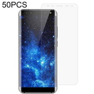 50 PCS 0.26mm 9H 2.5D Tempered Glass Film For Leagoo S8 Pro