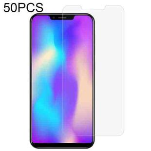 50 PCS 0.26mm 9H 2.5D Tempered Glass Film For Leagoo S9