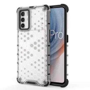 For OPPO K9 Pro 5G Shockproof Honeycomb PC + TPU Phone Case(White)