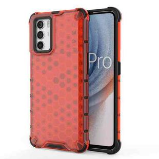 For OPPO K9 Pro 5G Shockproof Honeycomb PC + TPU Phone Case(Red)