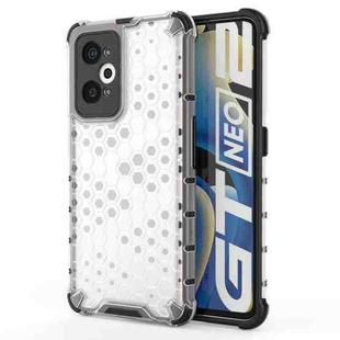 For OPPO Realme GT Neo2 5G Shockproof Honeycomb PC + TPU Phone Case(White)