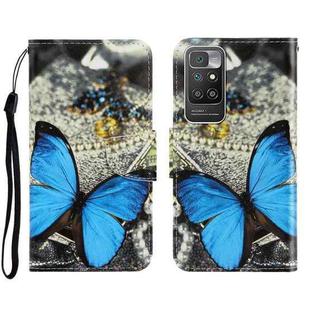 For Xiaomi Redmi 10 3D Colored Drawing Horizontal Flip Leather Phone Case(A Butterfly)
