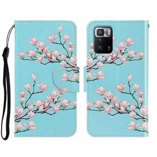 For Xiaomi Redmi Note 10 Pro 5G 3D Colored Drawing Horizontal Flip Leather Phone Case(Magnolia)