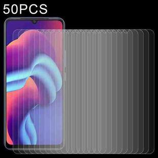50 PCS 0.26mm 9H 2.5D Tempered Glass Film For vivo Y73