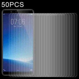 50 PCS 0.26mm 9H 2.5D Tempered Glass Film For vivo Y71