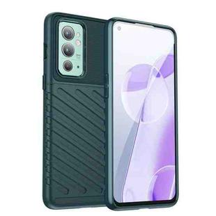 For OnePlus 9RT 5G Thunderbolt Shockproof TPU Soft Phone Case(Green)