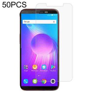 50 PCS 0.26mm 9H 2.5D Tempered Glass Film For Infinix HOT 6
