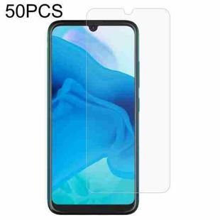 50 PCS 0.26mm 9H 2.5D Tempered Glass Film For Infinix Itel Vision 1