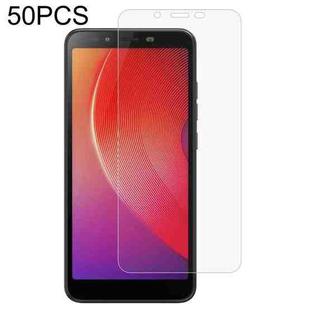 50 PCS 0.26mm 9H 2.5D Tempered Glass Film For Infinix Smart 2