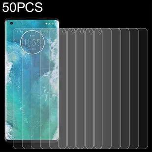50 PCS 0.26mm 9H 2.5D Tempered Glass Film For Motorola Edge+