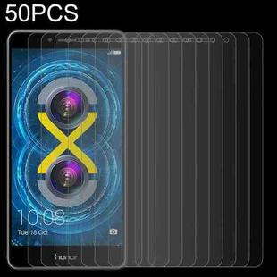 50 PCS 0.26mm 9H 2.5D Tempered Glass Film For Honor 6x