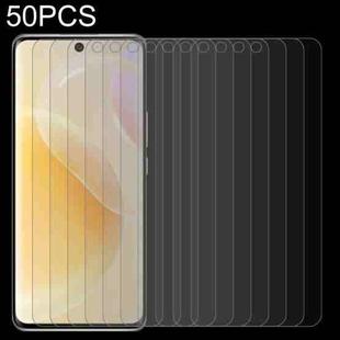 50 PCS 0.26mm 9H 2.5D Tempered Glass Film For Huawei nova 8