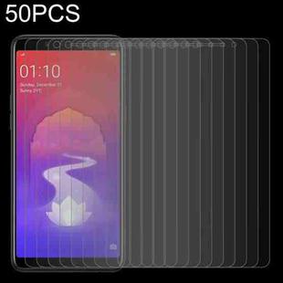 50 PCS 0.26mm 9H 2.5D Tempered Glass Film For OPPO Realme 1