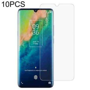 10 PCS 0.26mm 9H 2.5D Tempered Glass Film For TCL 10 Plus
