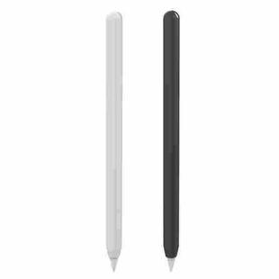 2 PCS / Set Stoyobe Silicone Protective Case Cover For Apple Pencil Pro / 2(White+Black)
