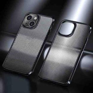 Ice Crystal Carbon Fiber Phone Case For iPhone 13 mini(Black)