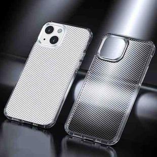Ice Crystal Carbon Fiber Phone Case For iPhone 13(Transparent)