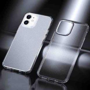 Ice Crystal Carbon Fiber Phone Case For iPhone 12 mini(Transparent)