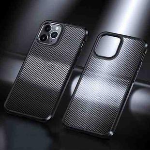 Ice Crystal Carbon Fiber Phone Case For iPhone 11 Pro(Black)