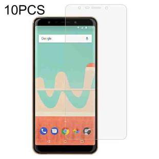 10 PCS 0.26mm 9H 2.5D Tempered Glass Film For Wiko View Go