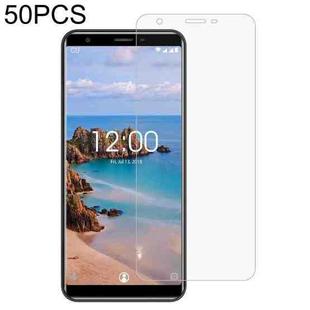 50 PCS 0.26mm 9H 2.5D Tempered Glass Film For Oukitel C11 Pro