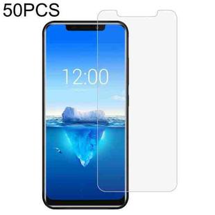 50 PCS 0.26mm 9H 2.5D Tempered Glass Film For Oukitel C12 Pro