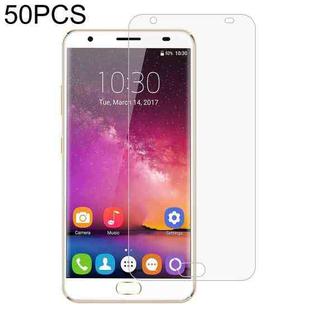 50 PCS 0.26mm 9H 2.5D Tempered Glass Film For Oukitel K6000 Plus