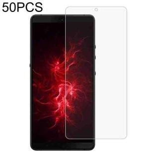 50 PCS 0.26mm 9H 2.5D Tempered Glass Film For Smartisan Nut Pro 2S